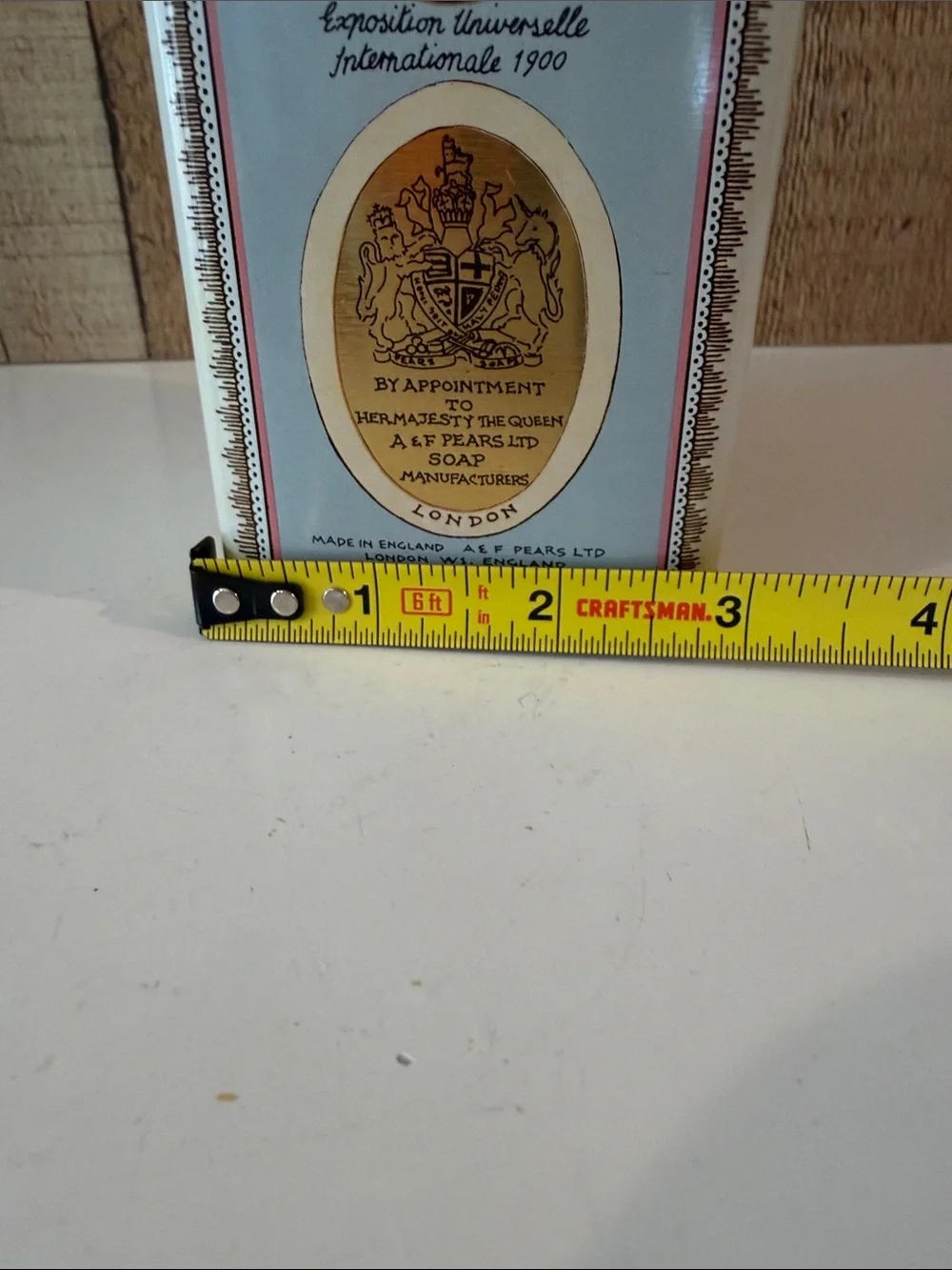 Pears' Soap Vintage Decorative Tin - Yellow
